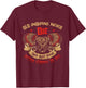 Old Indians Never Die Motorcycle Biker T-Shirt - T-Shirt | Maroon