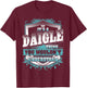 It's A DAIGLE Thing You Wouldn't Understand Name Vintage T-Shirt - T-Shirt | Maroon