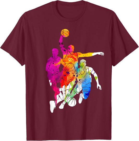 Basketball Player T-Shirt - T-Shirt | Maroon