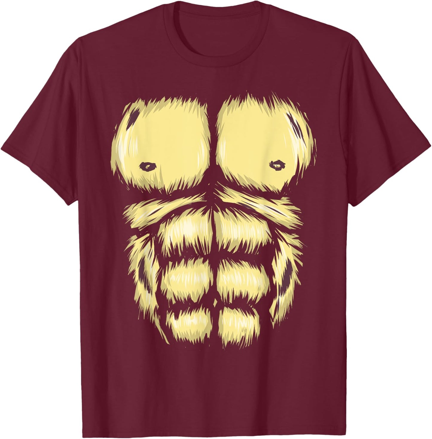 DIY Halloween Costume Gorilla Kids Adults Monkey Ape T-Shirt - T-Shirt | Maroon