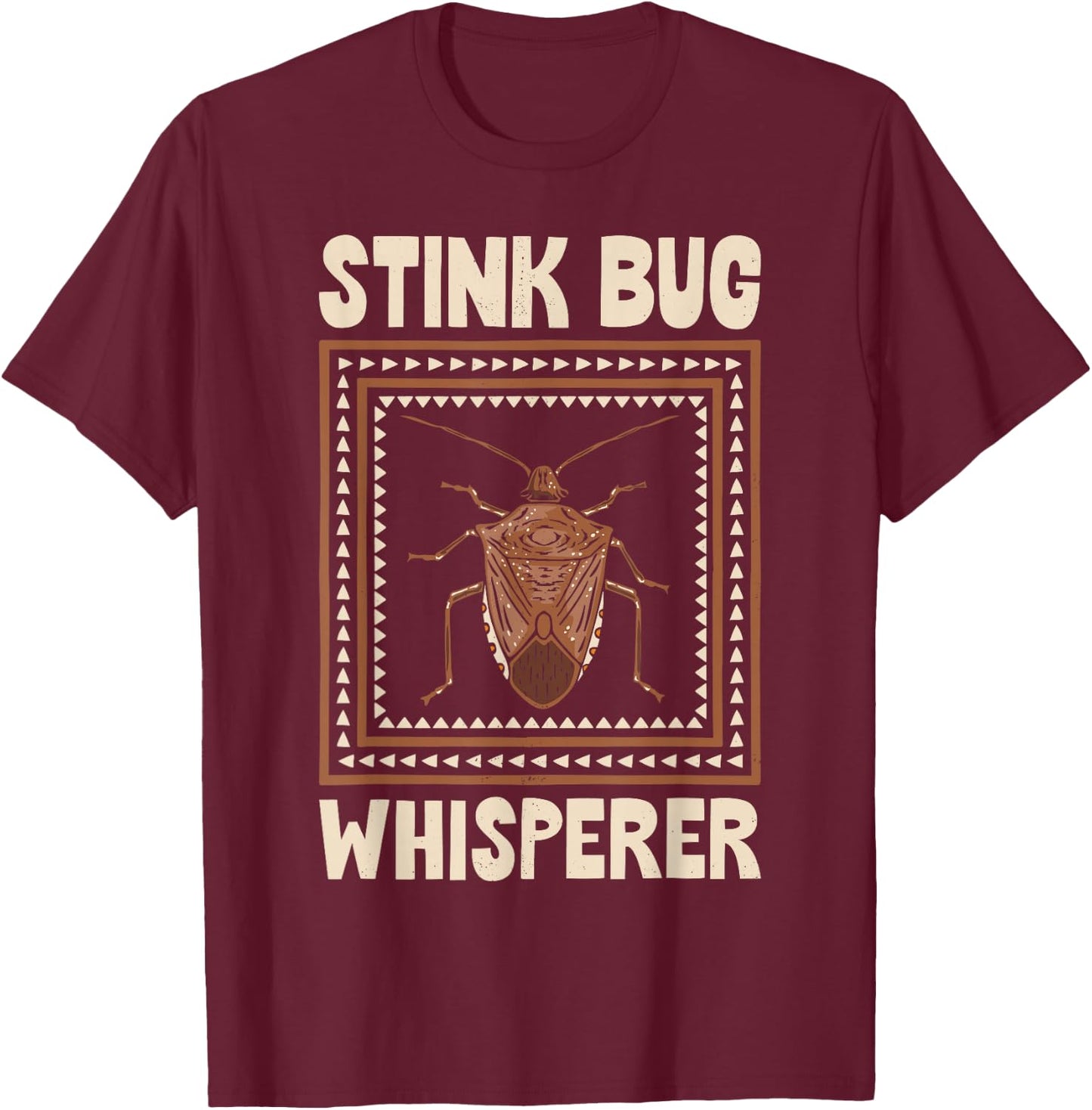 Stink Bug Whisperer Insect Collector Entomologist Boys Funny T-Shirt - T-Shirt | Maroon