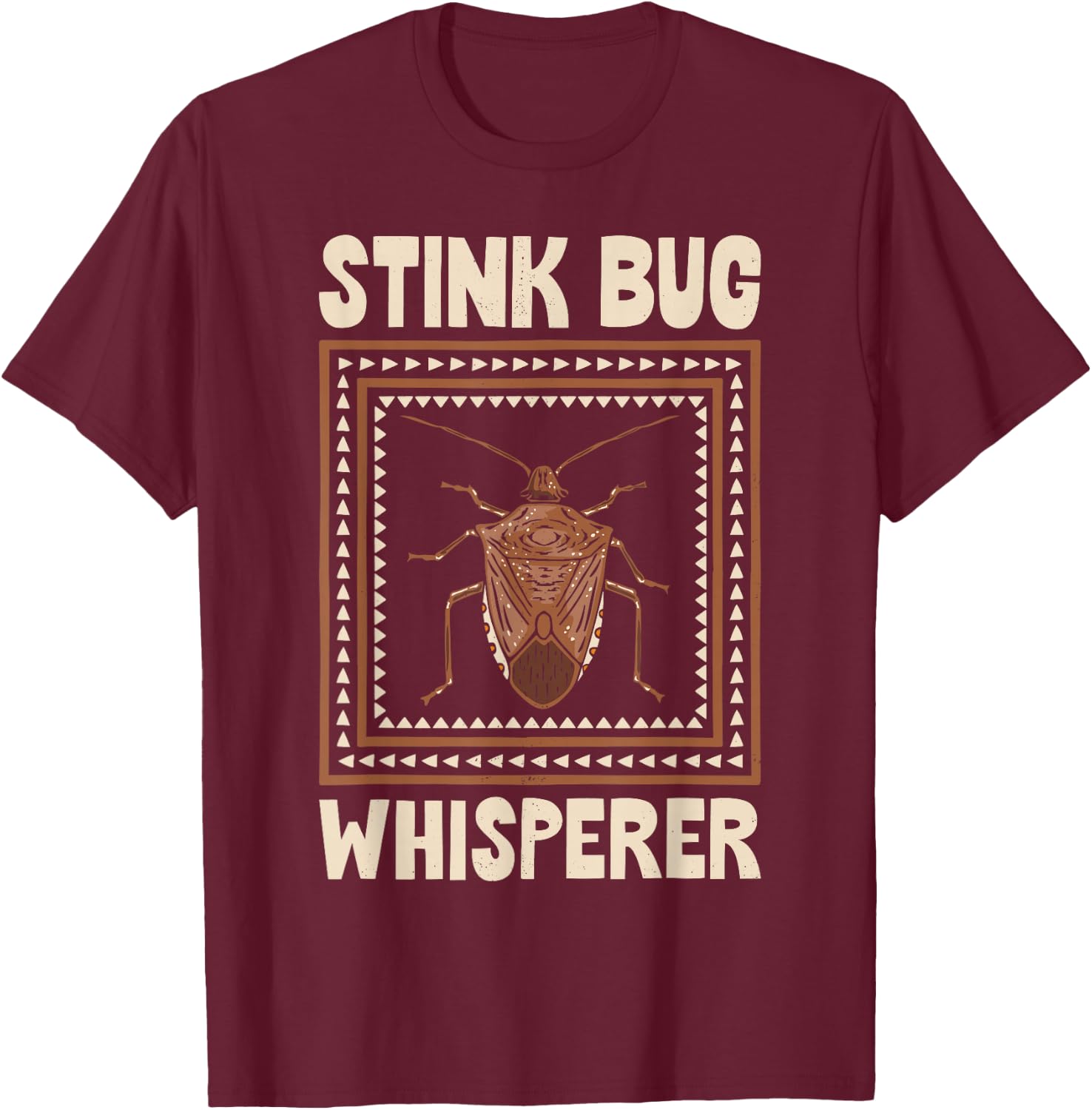 Stink Bug Whisperer Insect Collector Entomologist Boys Funny T-Shirt - T-Shirt | Maroon