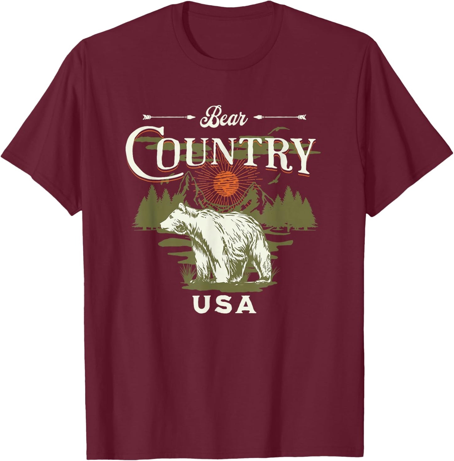 Bear Country USA Rapid City South Dakota T-Shirt - T-Shirt | Maroon