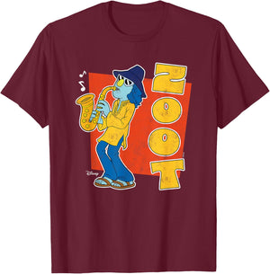The Muppets - Electric Mayhem Zoot T-Shirt - T-Shirt | Maroon