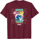 Sonic The Hedgehog - Speed Team T-Shirt - T-Shirt | Maroon