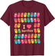 I Love Burritos NICU Nurse Infant Care Specialist Newborn T-Shirt - T-Shirt | Maroon