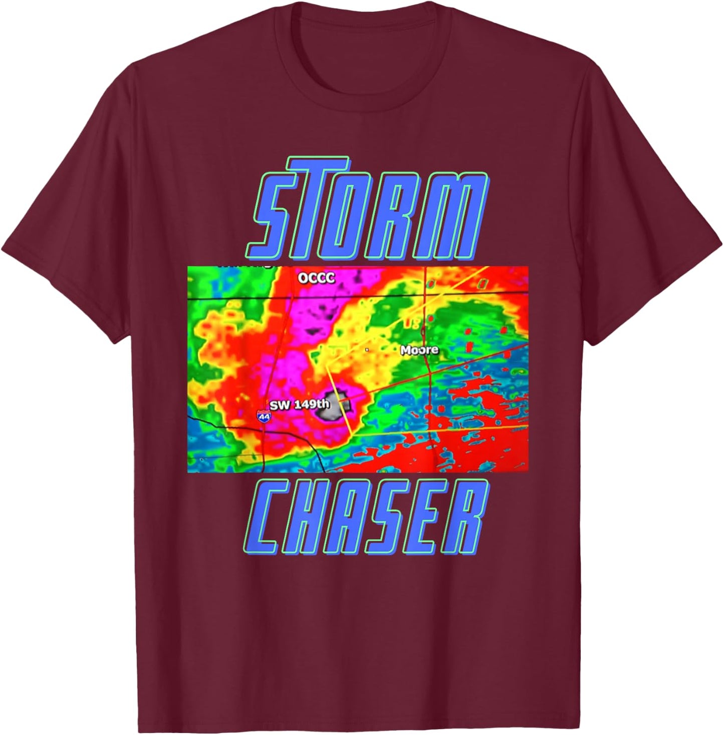 Storm Chaser T-Shirt - T-Shirt | Maroon
