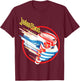 Judas Priest – Turbo Album T-Shirt - T-Shirt | Maroon