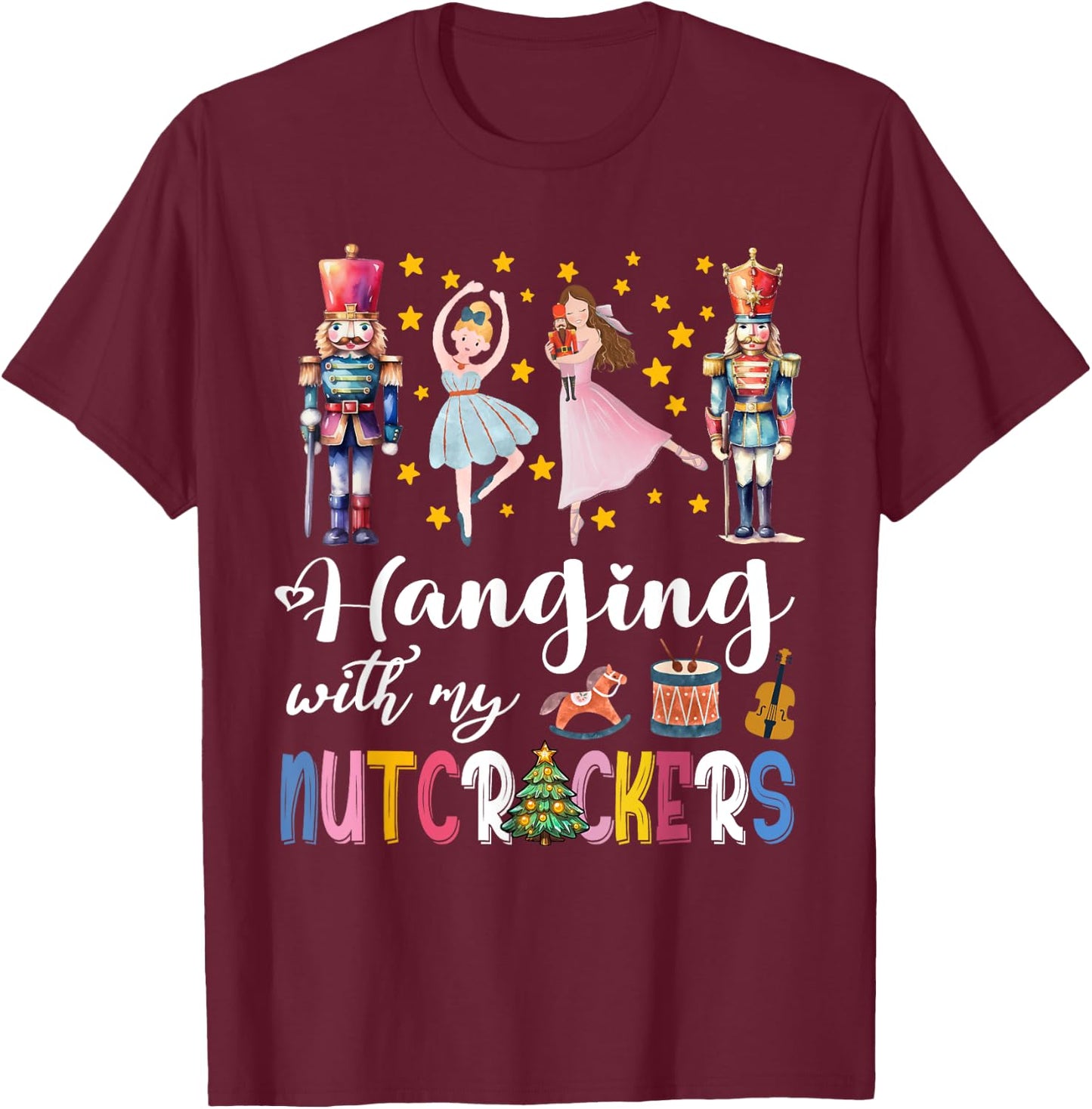 It's The Most Wonderful Time Of The Year Nutcracker Ballet T-Shirt - T-Shirt | Maroon