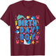 Kids Birthday Boy Ocean Animals Theme Birthday Party Under Sea T-Shirt - T-Shirt | Maroon