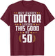 Doctor 50th Birthday T-Shirt - T-Shirt | Maroon