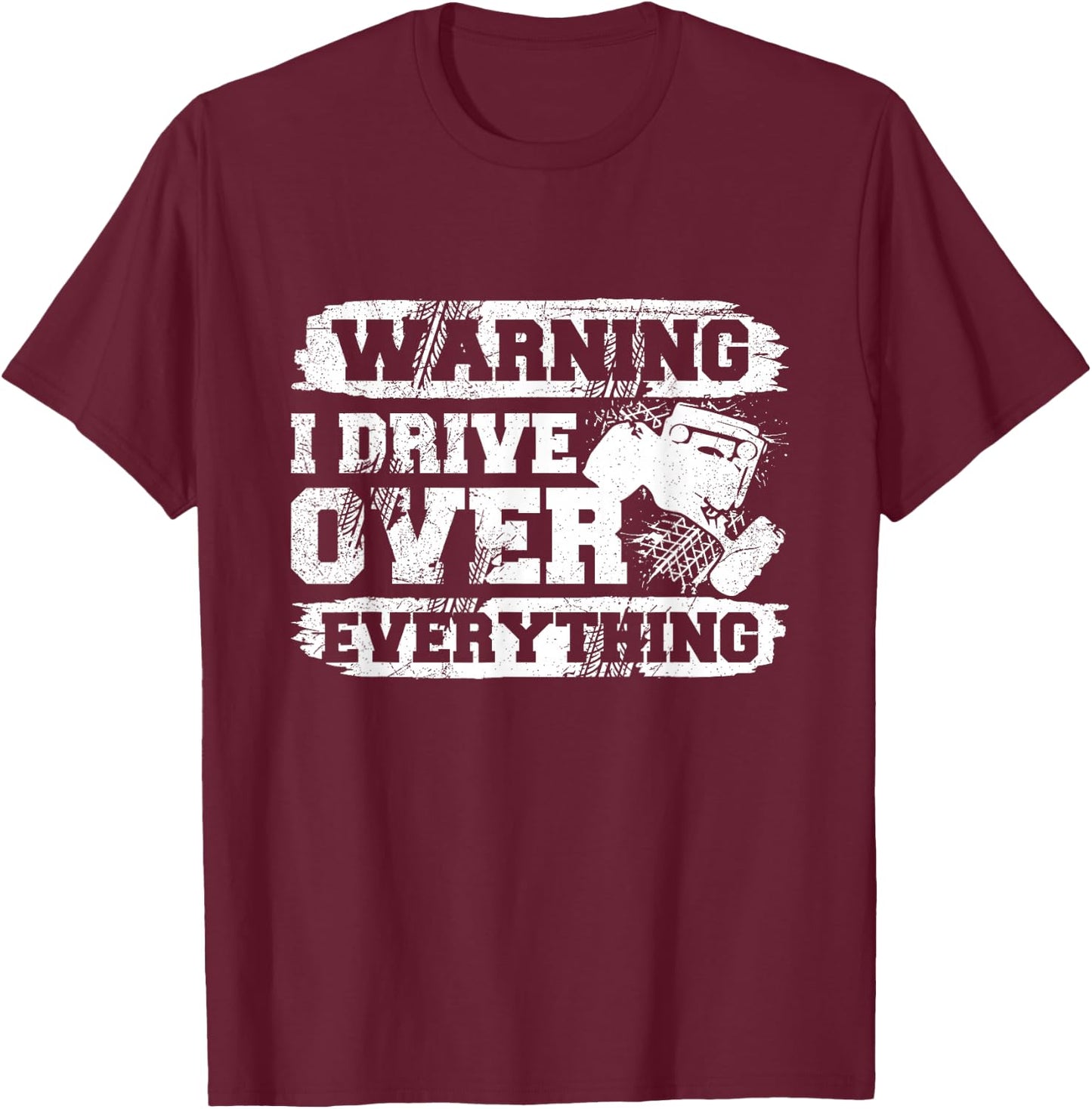 Rock Crawling 4 Wheeler Design for a Rock Crawler Expert T-Shirt - T-Shirt | Maroon