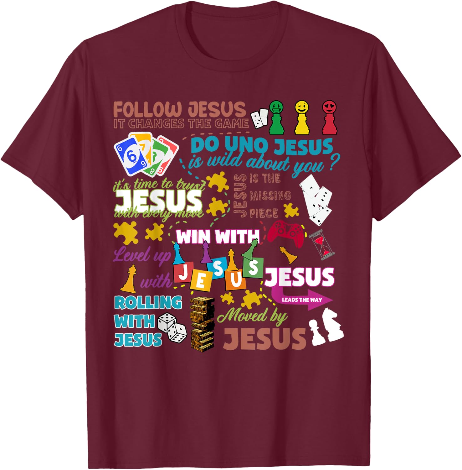 Twists And Turns VBS 2023 Vacation Bible School Christian T-Shirt - T-Shirt | Maroon