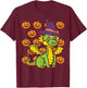 Dragon Pumpkins Happy Halloween Cute Costume Men Women Kids T-Shirt - T-Shirt | Maroon