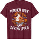 Medical Halloween Trick Or Treat Healthcare Doctor Nurse T-Shirt - T-Shirt | Maroon
