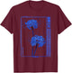 Higanbana or Spider Lily in Anime Soft Grunge Goth Aesthetic T-Shirt - T-Shirt | Maroon