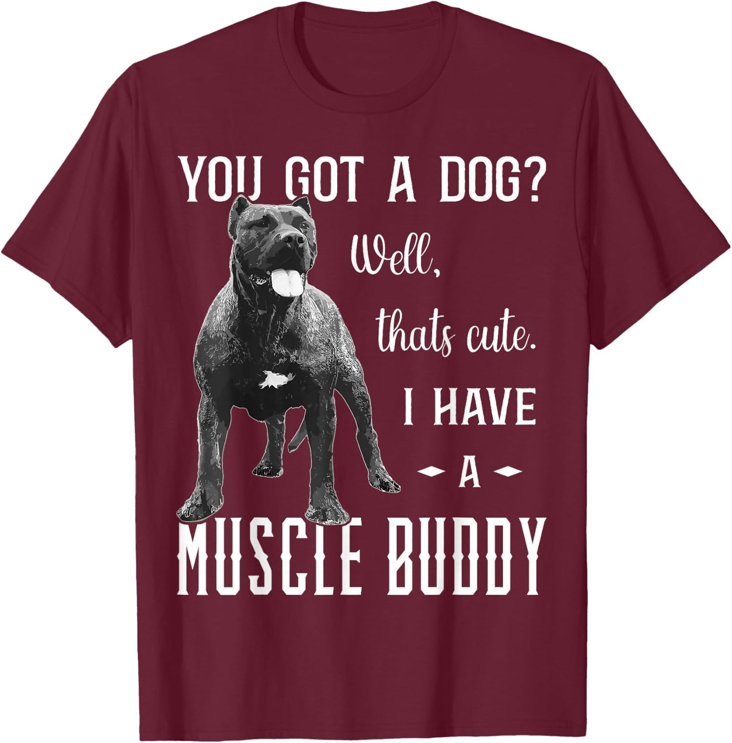 Perro De Presa Canario Collar Clothes Accessories Canary Dog T-Shirt - T-Shirt | Maroon