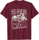 Hog Removal Technician Boar Hunting Vintage Wild Pig Hunter T-Shirt - T-Shirt | Maroon
