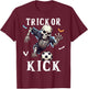 Soccer Skeleton Halloween Soccer Player Halloween Men Boys T-Shirt - T-Shirt | Maroon