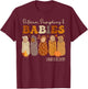 Fall Labor and Delivery Halloween L and D Nurse Thanksgiving T-Shirt - T-Shirt | Maroon