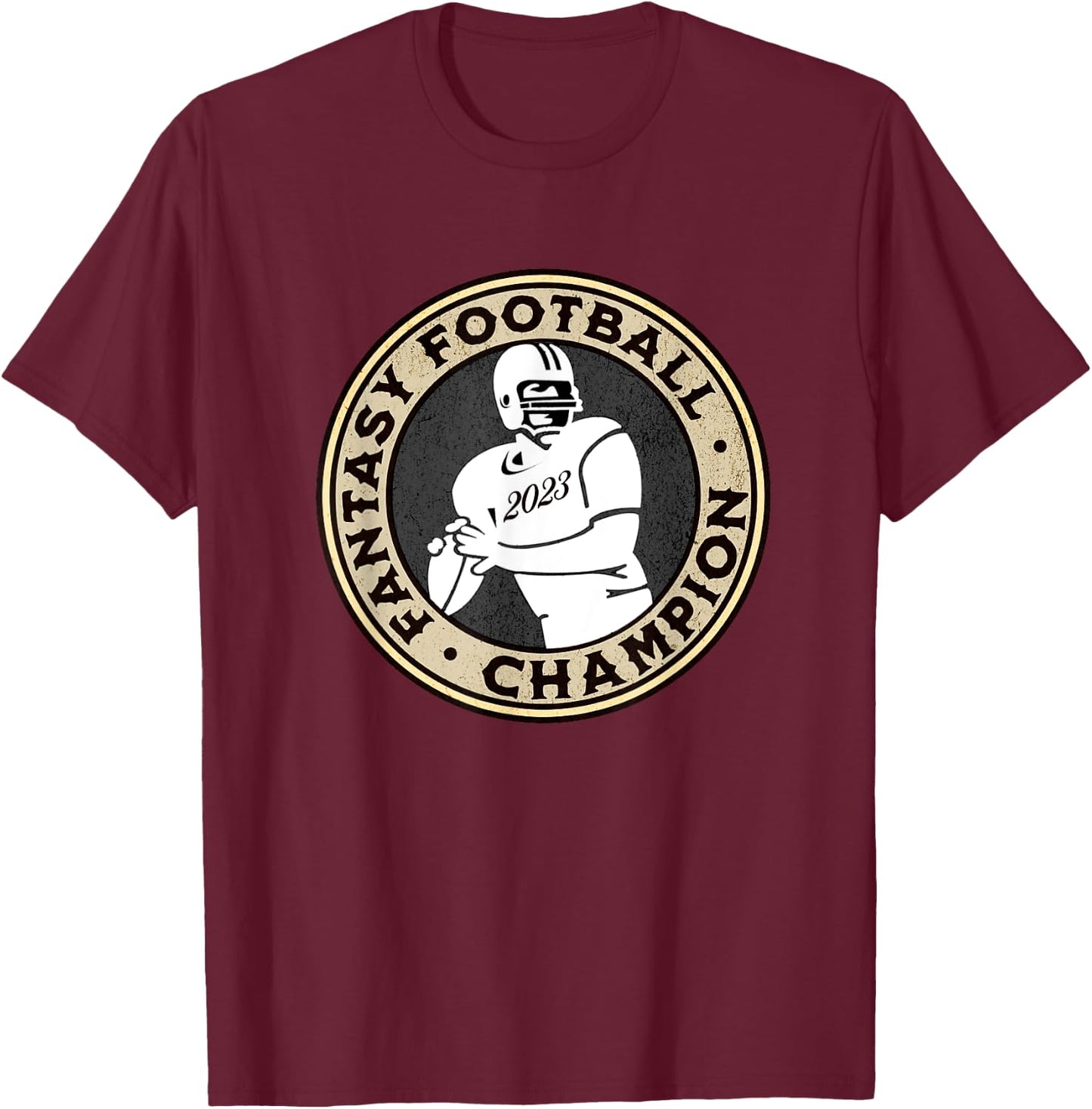 Fantasy Football 2023 League Champion Winner, 2023 FFL Champ T-Shirt - T-Shirt | Maroon