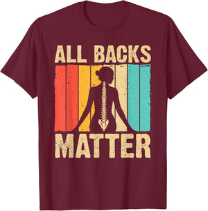 Funny Chiropractor Chiropractic Spine Adjustment Men Women T-Shirt - T-Shirt | Maroon