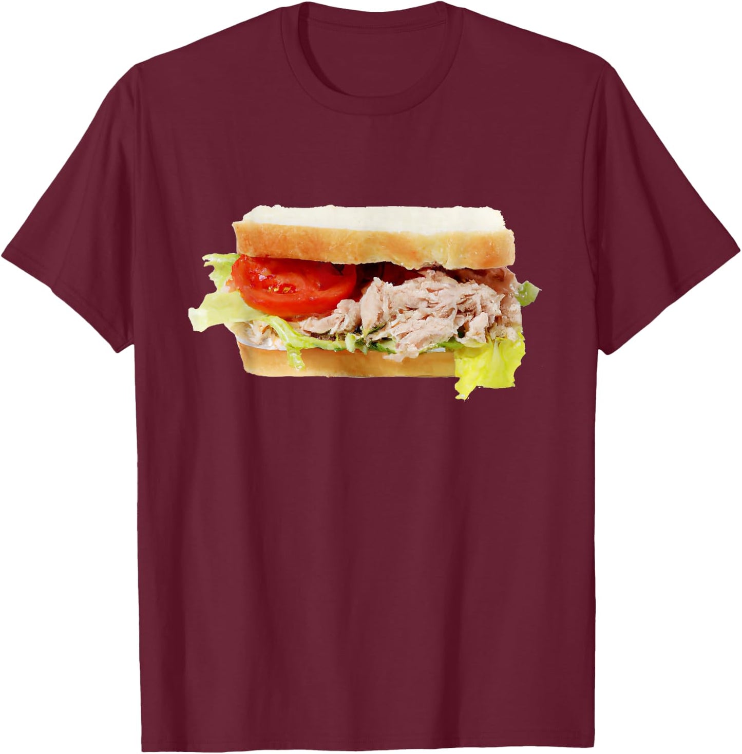 Tuna Fish Sandwich T-Shirt - T-Shirt | Maroon