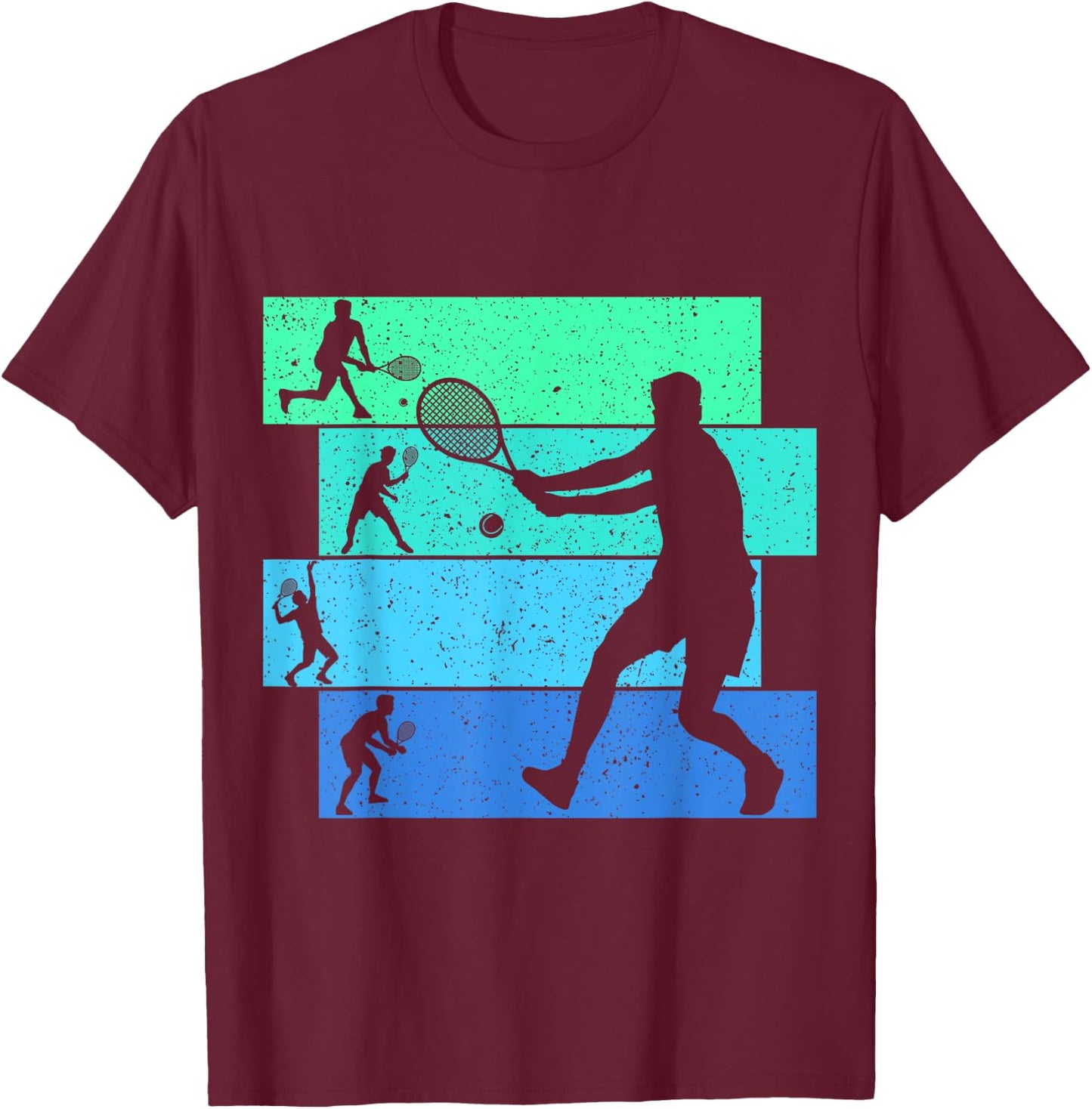 Tennis Boys Kids Youth Men T-Shirt - T-Shirt | Maroon
