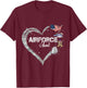 Military Family T-Shirt - T-Shirt | Maroon