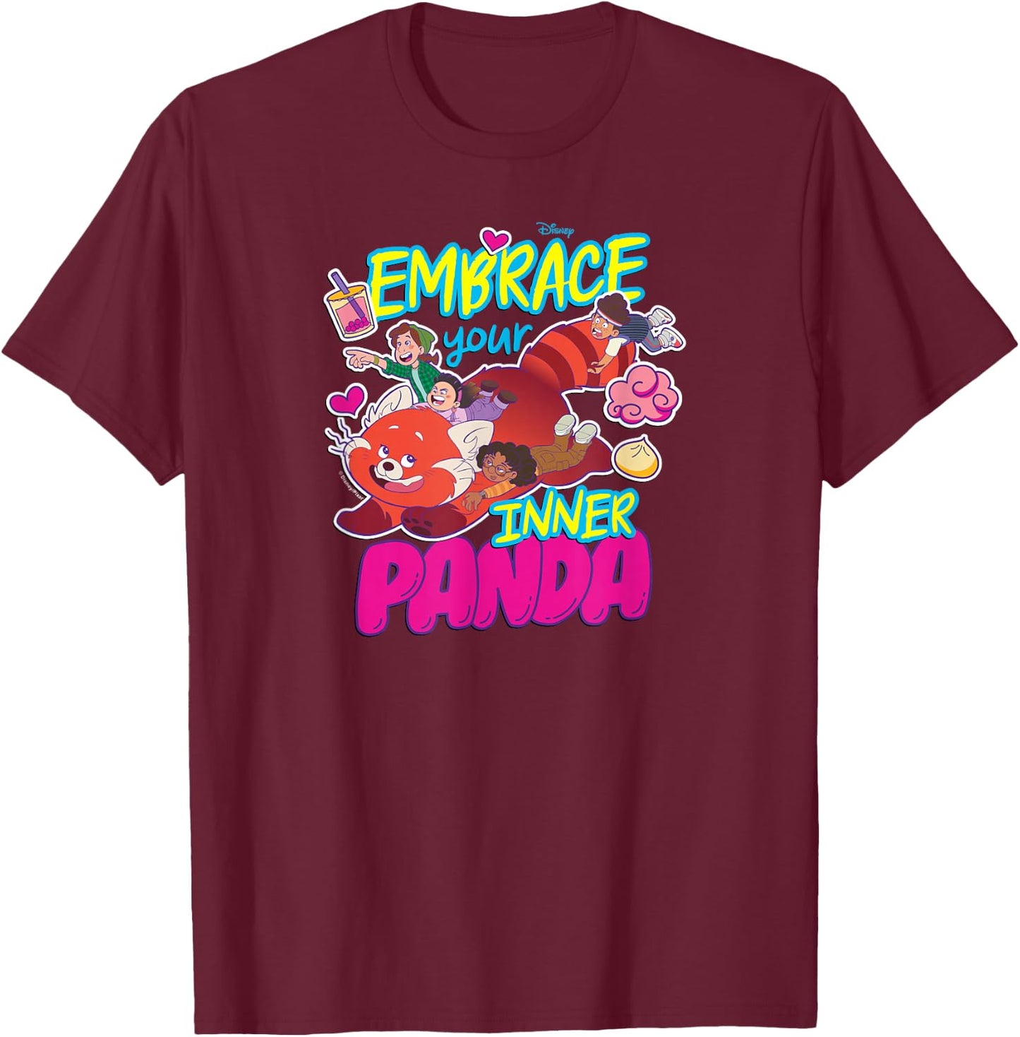 Turning Red - Embrace Your Inner Panda T-Shirt - T-Shirt | Maroon