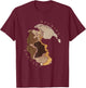 Reunite Pangaea : Human Skin Version T-Shirt - T-Shirt | Maroon