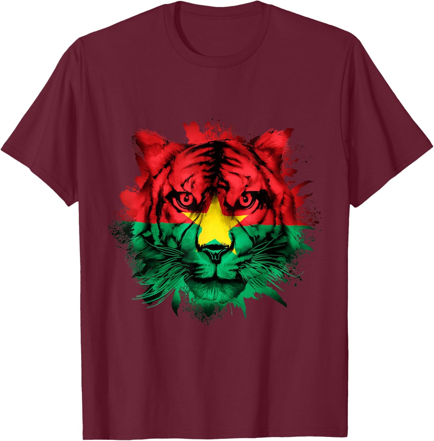 Burkina Faso T-Shirt - T-Shirt | Maroon