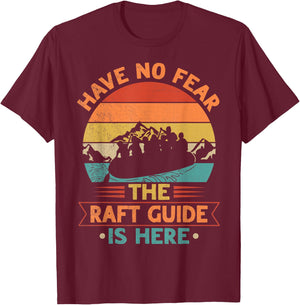 Whitewater Rafting Design for a Whitewater Raft Guide T-Shirt - T-Shirt | Maroon