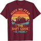 Whitewater Rafting Design for a Whitewater Raft Guide T-Shirt - T-Shirt | Maroon