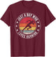 Just A Boy Who Loves Running Apparel Run Quote Marathon T-Shirt - T-Shirt | Maroon