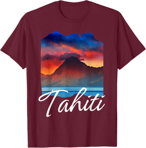 Tahiti French Polynesia - Tahiti T-Shirt - T-Shirt | Maroon