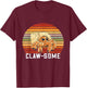 Hermit Crab Retro Awesome Claw Sea Animals Hermit Crab Lover T-Shirt - T-Shirt | Maroon