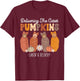 Delivering The Cutest Pumpkins Labor Delivery L&D Nurse Fall T-Shirt - T-Shirt | Maroon