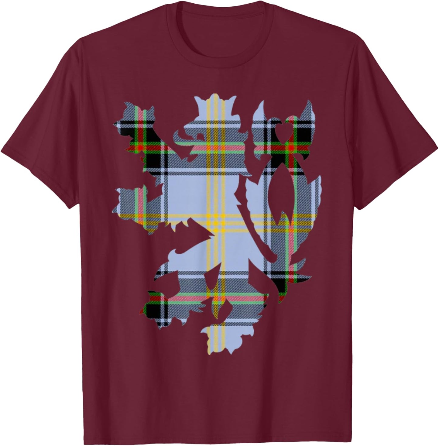 Clan Bell of the Borders Tartan Scottish Family Name Pride T-Shirt - T-Shirt | Maroon