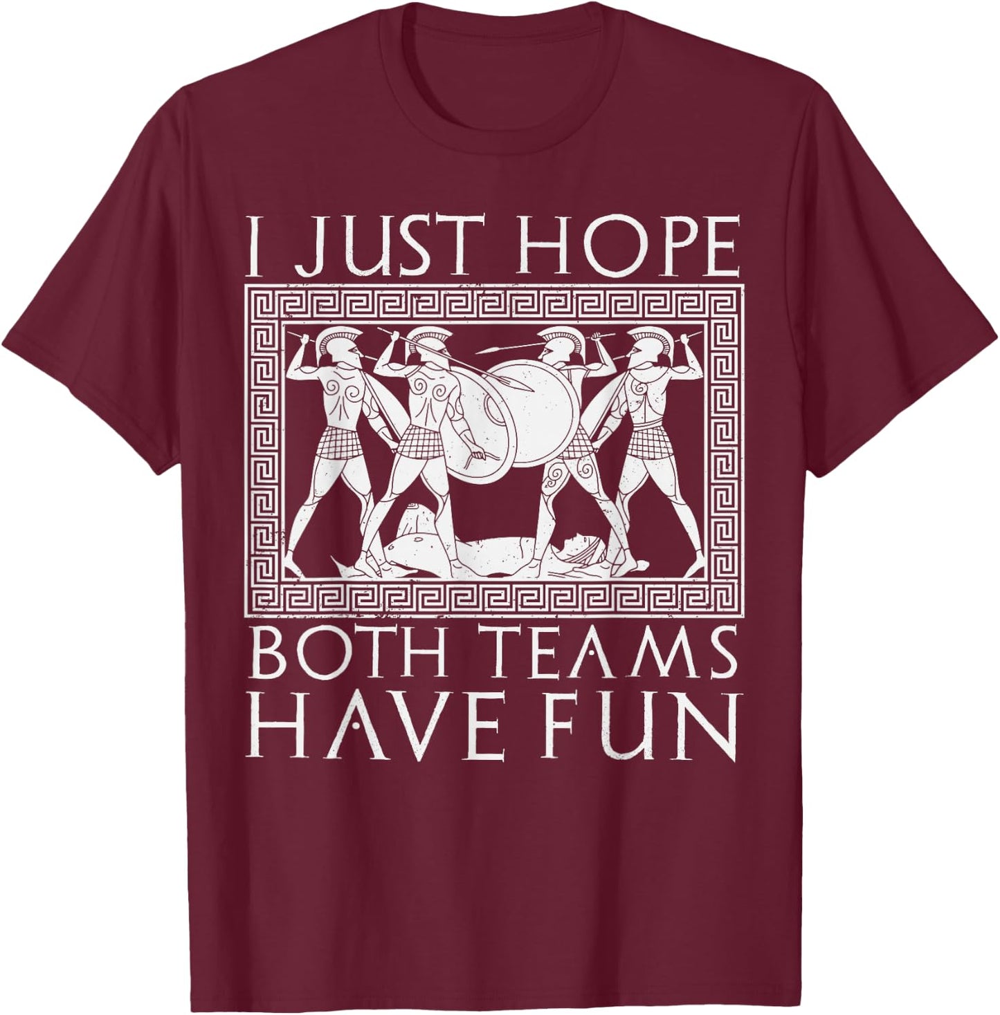 Funny Ancient Greece Mythology History Teacher Sport Lover T-Shirt - T-Shirt | Maroon