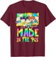 Mademark x Rugrats - Made in the 90s - Rainbow Gradient T-Shirt - T-Shirt | Maroon