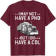 Funny Trucker Design Women CDL Truck Driver Trucking T-Shirt - T-Shirt | Maroon