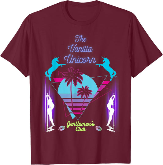 The Vanilla Unicorn T-Shirt - T-Shirt | Maroon