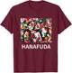 Hanafuda Japan Card Game T-Shirt - T-Shirt | Maroon