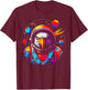 Astronaut Eagle T-Shirt - T-Shirt | Maroon