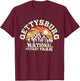 Retro US Baltimore 1895 Gettysburg National Military Park T-Shirt - T-Shirt | Maroon