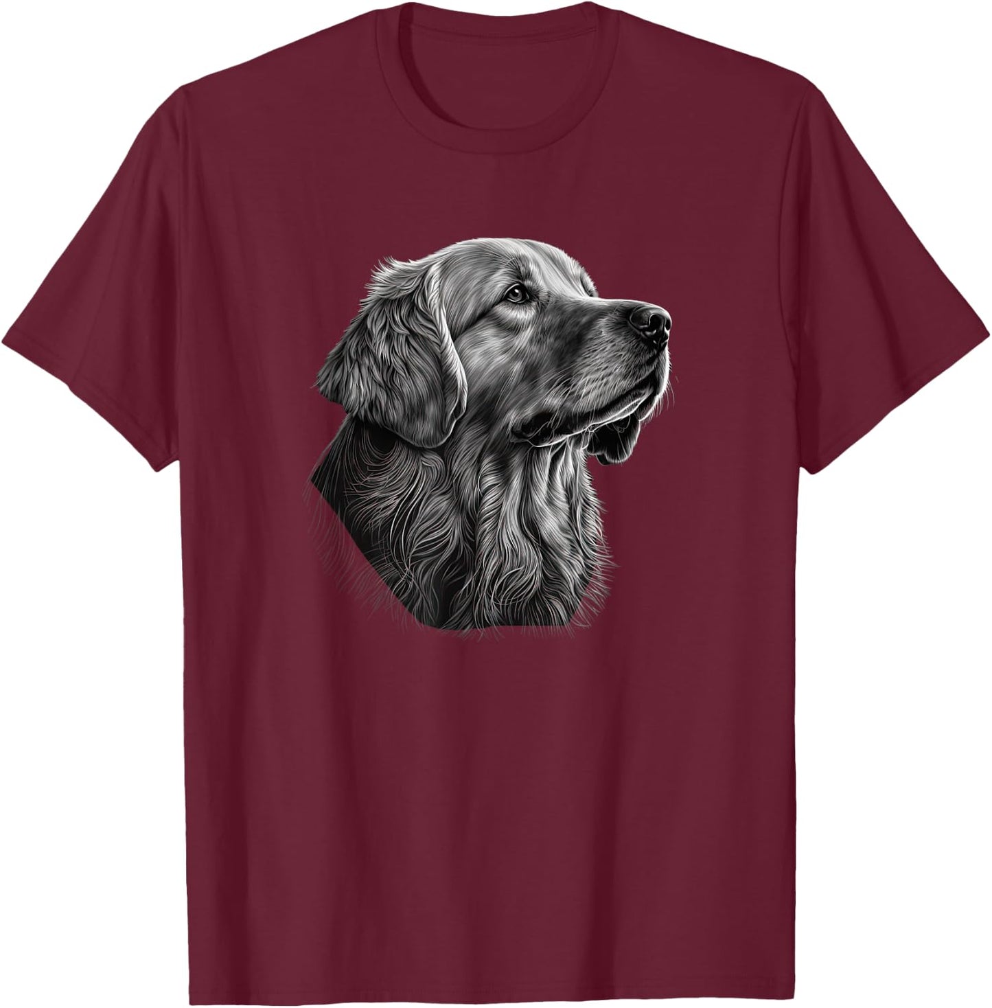 Funny Golden Retriever T-Shirt - T-Shirt | Maroon