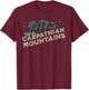 Visit the Carpatian Funny Vampire Camping T-Shirt - T-Shirt | Maroon