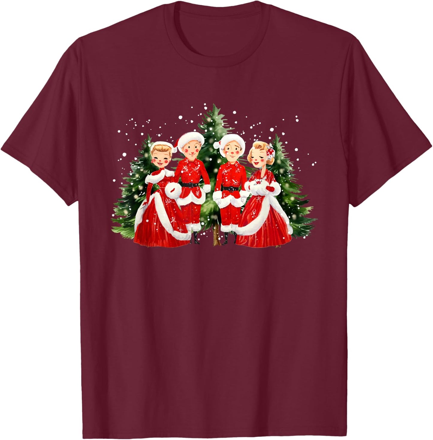 This Is My Christmas Movie Watching Shirt Retro Nutcracker T-Shirt - T-Shirt | Maroon