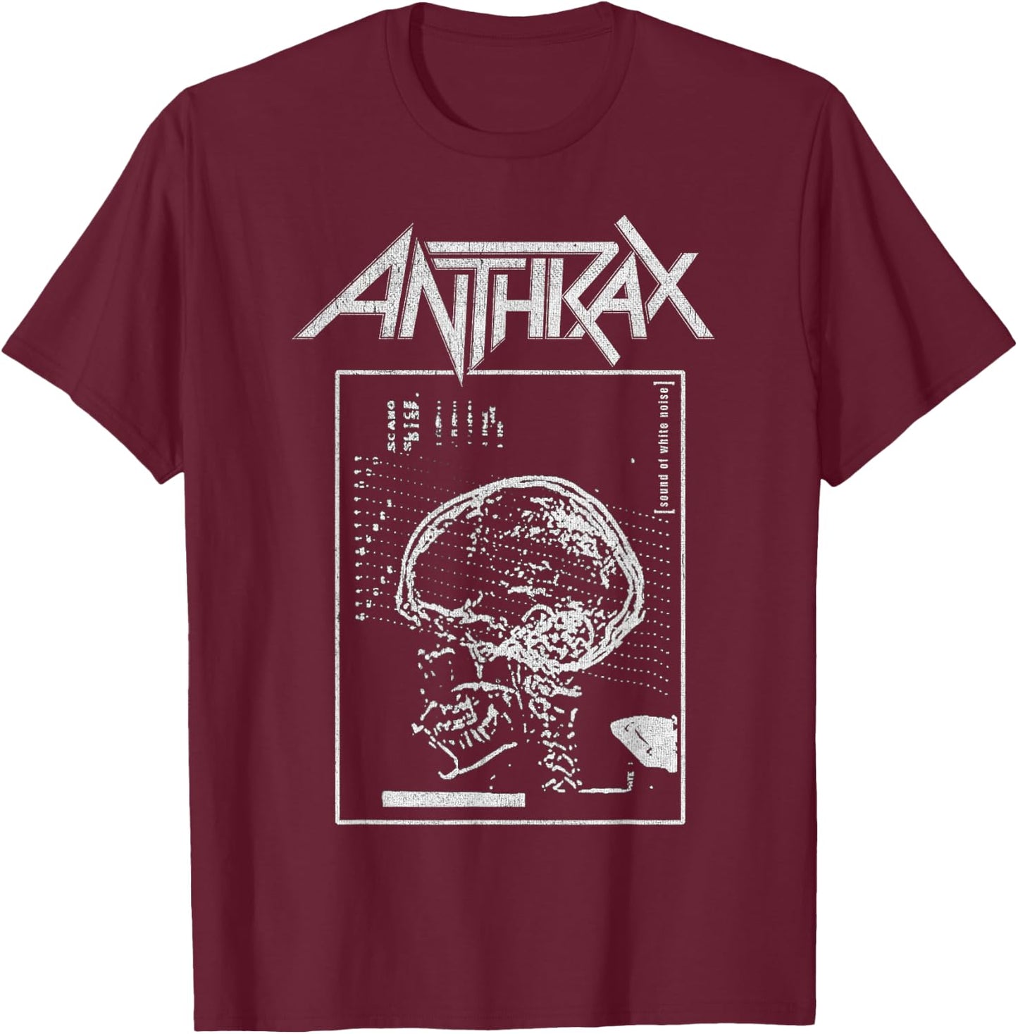 Anthrax – Sound Of White Navy T-Shirt - T-Shirt | Maroon